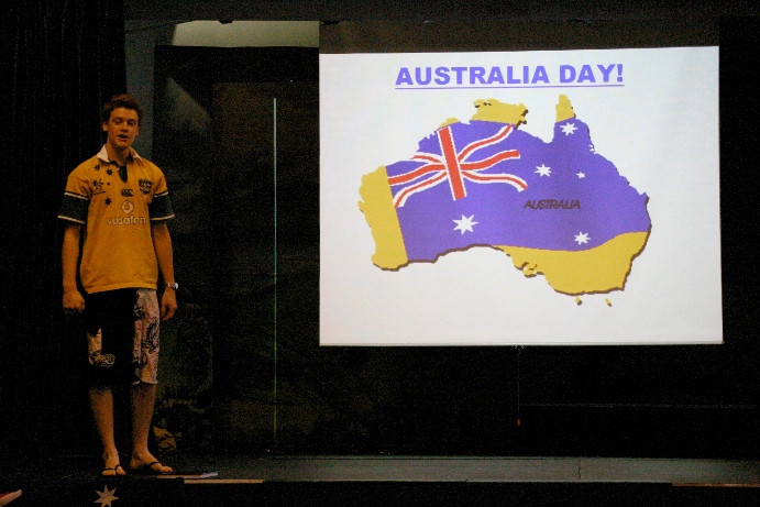 Australia day assembly