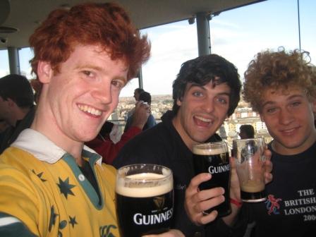 Guiness with the boys