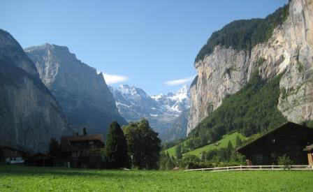 view from campsite