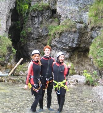 Canyon Jumping with the Girls