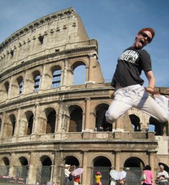 Jumping at the Colloseum