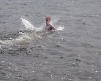 Swimming in Loch Ness
